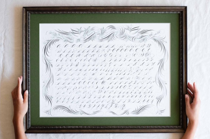Nikolietta calligraphy Курс по каллиграфии «Spencerian Script» 2021 слив курса