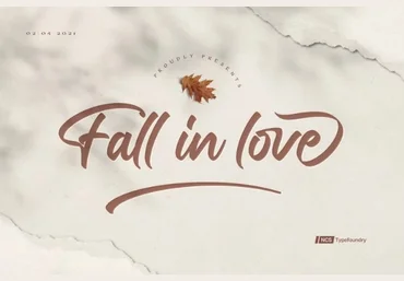 Fontbundles Fall in love Font слив