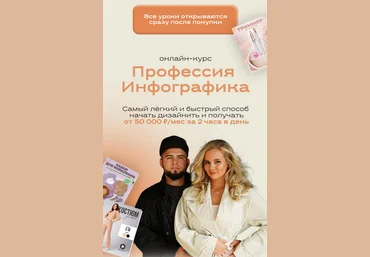 Ариадна Юсупова, Мурад Юсупов Проофессия инфографика. Тариф Продвинутый 2024 слив