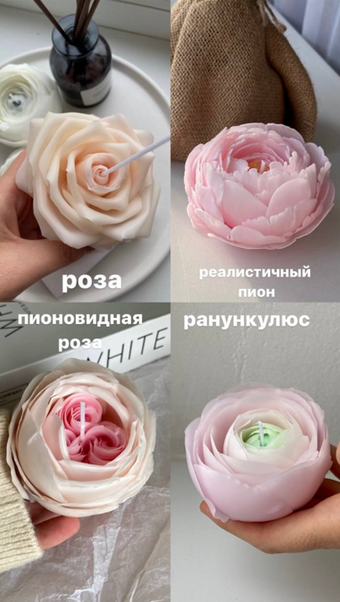 Jarlen.candle Свечи цветы. Модуль 4 бутона + бонусный урок Реалистичный пион 2024 слив курса