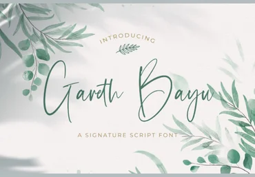 Creativefabrica Gareth Bayu Font слив