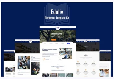 Themeforest Eduliv - Education Elementor Template Kit слив