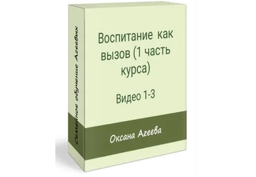 Семейное обучение Агеевых Воспитание как вызов Первая трилогия курса 2023 слив