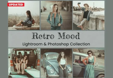 Etsy Retro Moody Lightroom Mobile Presets Photoshop Filters LUT 2021 скачать слив
