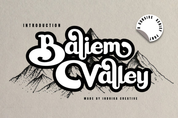 Creativefabrica Baliem Valley Font слив курса