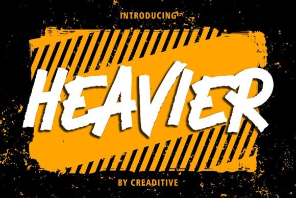 Creativefabrica Heavier Font 2021 слив курса