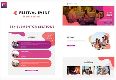 Themeforest Festival Events - Elementor Template Kit слив