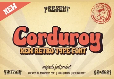 Elements.Envato Corduroy Font слив