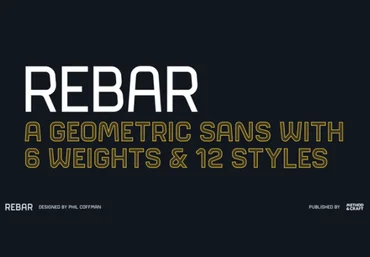 Myfonts Rebar Font Family 2021 слив