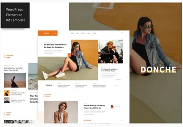 Themeforest Donche - News & Magazine Template Kit слив