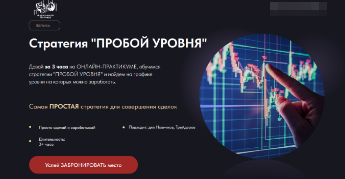 Александр Пурнов Стратегия «Пробой уровня» 2024 слив курса