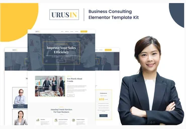 Themeforest Urusin - Business Consulting Elementor Template Kit скачать слив