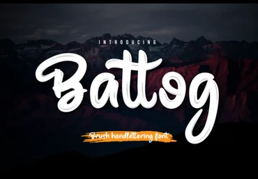 Creativefabrica Battog Font слив