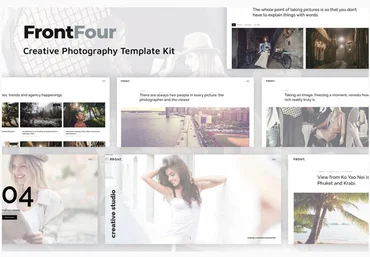 Themeforest FrontFour - Creative Photography Template Kit слив