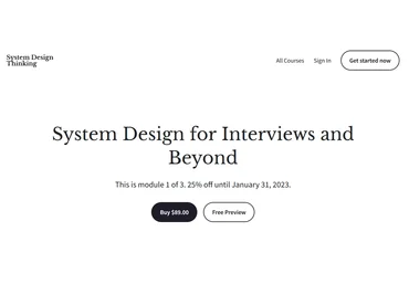 System Design Thinking Mikhail Smarshchok - System Design for Interviews and Beyond 2023 слив