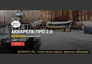 Вероника Калачева Акварель Про 2.0 2019 скачать слив