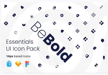 Elements.Envato Пакет значков пользовательского интерфейса BeBold Essentials 2021 слив