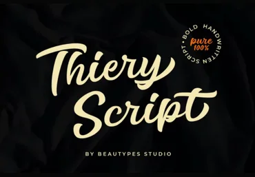 Fontbundles Thiery Script Font 2021 скачать слив