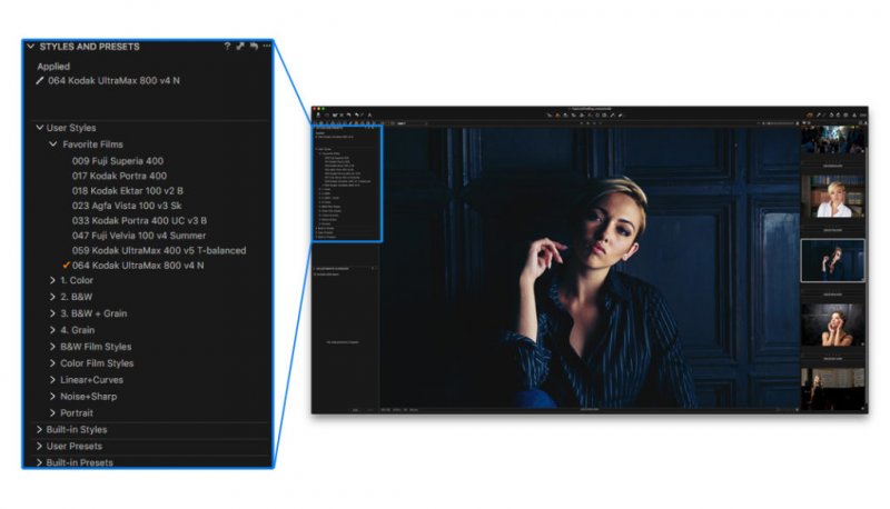Набор стилей для Capture One сборка 22819 слив курса