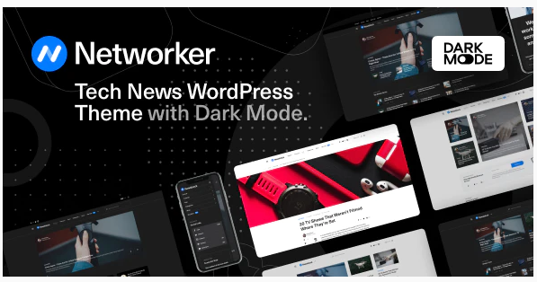 Themeforest Networker - Tech News WordPress Theme with Dark Mode 2021 слив курса