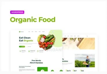Themeforest Farmino – Organic Food Template Kit слив