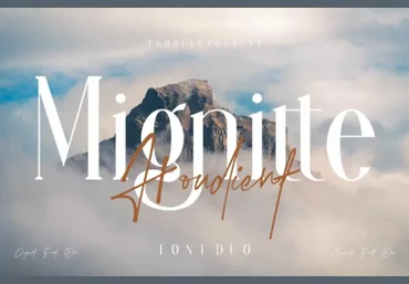 Fontbundles Mignitte & Houdient Duo Font 2021 слив