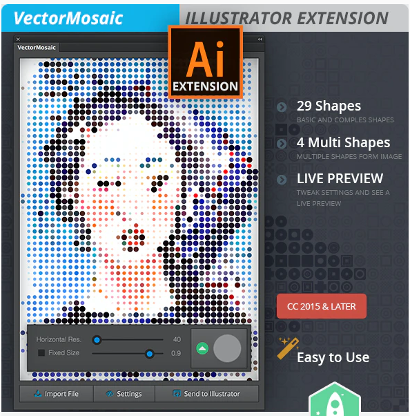 Graphicriver Vector Mosaic 2020 слив курса