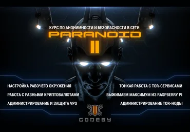 codeby Paranoid II — курс по анонимности и безопасности 2020 слив