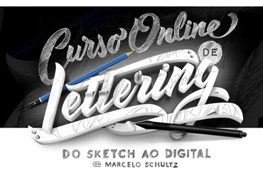 Do Sketch ao Digital - Marcelo Schultz - PT BR Lettering course слив