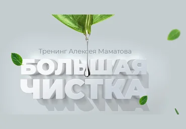 Алексей Маматов Тренинг Большая чистка 2018 слив
