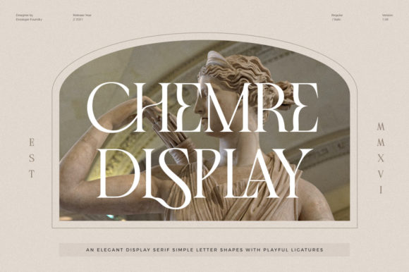 Creativefabrica Chemre Font слив курса