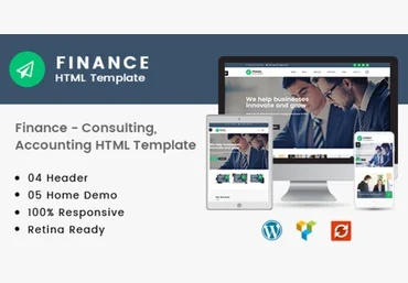 Finance - Consulting, Accounting HTML Template слив