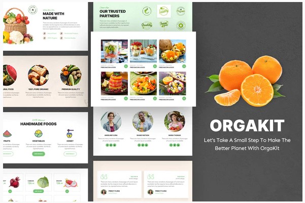 Themeforest OrgaKit - Organic Farm Elementor Template Kit слив курса