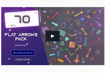 VideoHive Flat Arrows Pack 2021 скачать слив