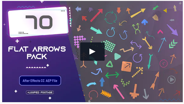 VideoHive Flat Arrows Pack 2021 слив курса