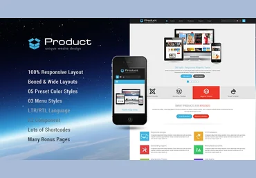 Smartaddons SJ Product v3.9.6 - адаптивный шаблон Joomla для продукта слив