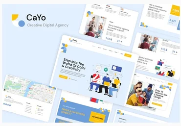 Themeforest CaYo - Creative Agency Elementor Template Kit скачать слив