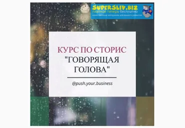Олеся Рожкова Курс по сториз «Говорящая голова» 2019 слив