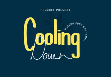 Creativefabrica Cooling Down Font 2021 слив