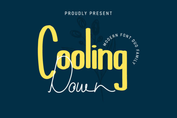 Creativefabrica Cooling Down Font 2021 слив курса