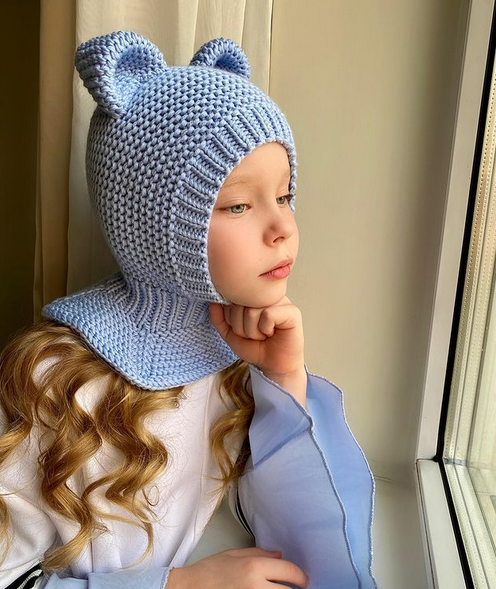 Марина Станкеева maroshka_knits Шлем Мишка 2022 слив курса