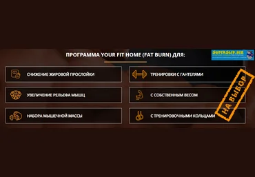 Александр Добромиль Программа YOUR FIT HOME 2018 слив