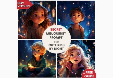 InfinteArtDesigns Милые сказочные промпты Midjourney для детских книг, игр и открыток 2025 слив