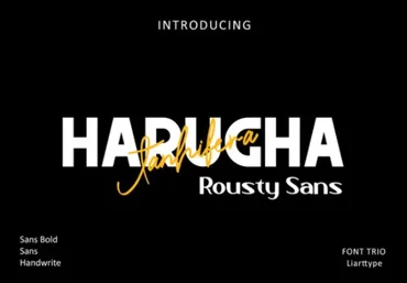 Fontbundles Harugha Jhanifera Font 2021 скачать слив