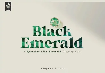 Fontbundles Black Emerald Font слив