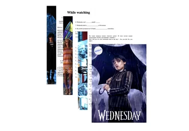 Englit Курс по фильму «Wednesday» season 1 episode 1,2,3 2023 скачать слив