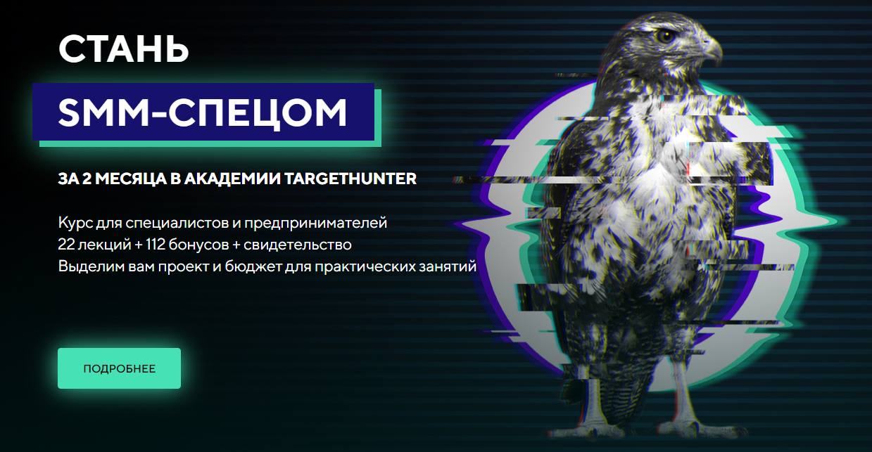TargetHunter Стань SMM-спецом. Стандарт. Обновленный 2021 Ольга Борисова, Дмитрий Румянцев слив курса