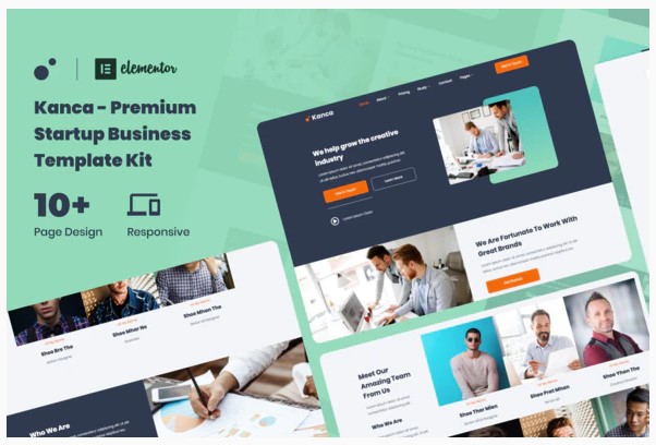 Themeforest Kanca - Startup Business Consulting Elementor Template Kit слив курса