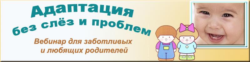 Адаптация к детскому саду без слез и проблем - Валасина 2016 слив курса