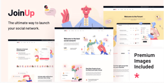 Themeforest Join Up v1.0 NULLED - тема сообщества BuddyPress 2021 слив курса